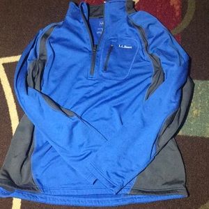 L.L. Bean 3M Reflective Quarter Zip